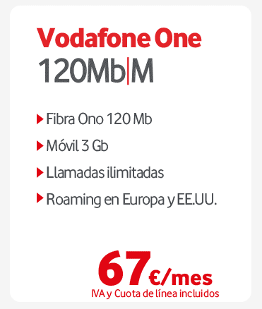 Vodafone One 120Mb M